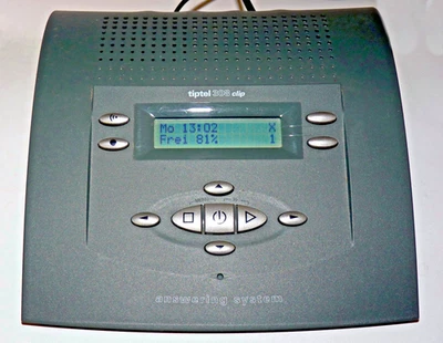 Tiptel 308 Clip Komfort - Anrufbeantworter  mit Nummererkennung. - Bild 1 von 4