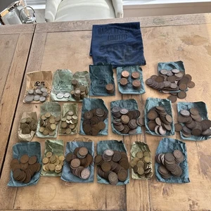 Huge Job Lot British Coins Victorian Edwardian Elizabethan Swag Bag - Picture 1 of 24