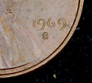 1968 S Lincoln Cent DDO, U/min - Bild 1 von 3