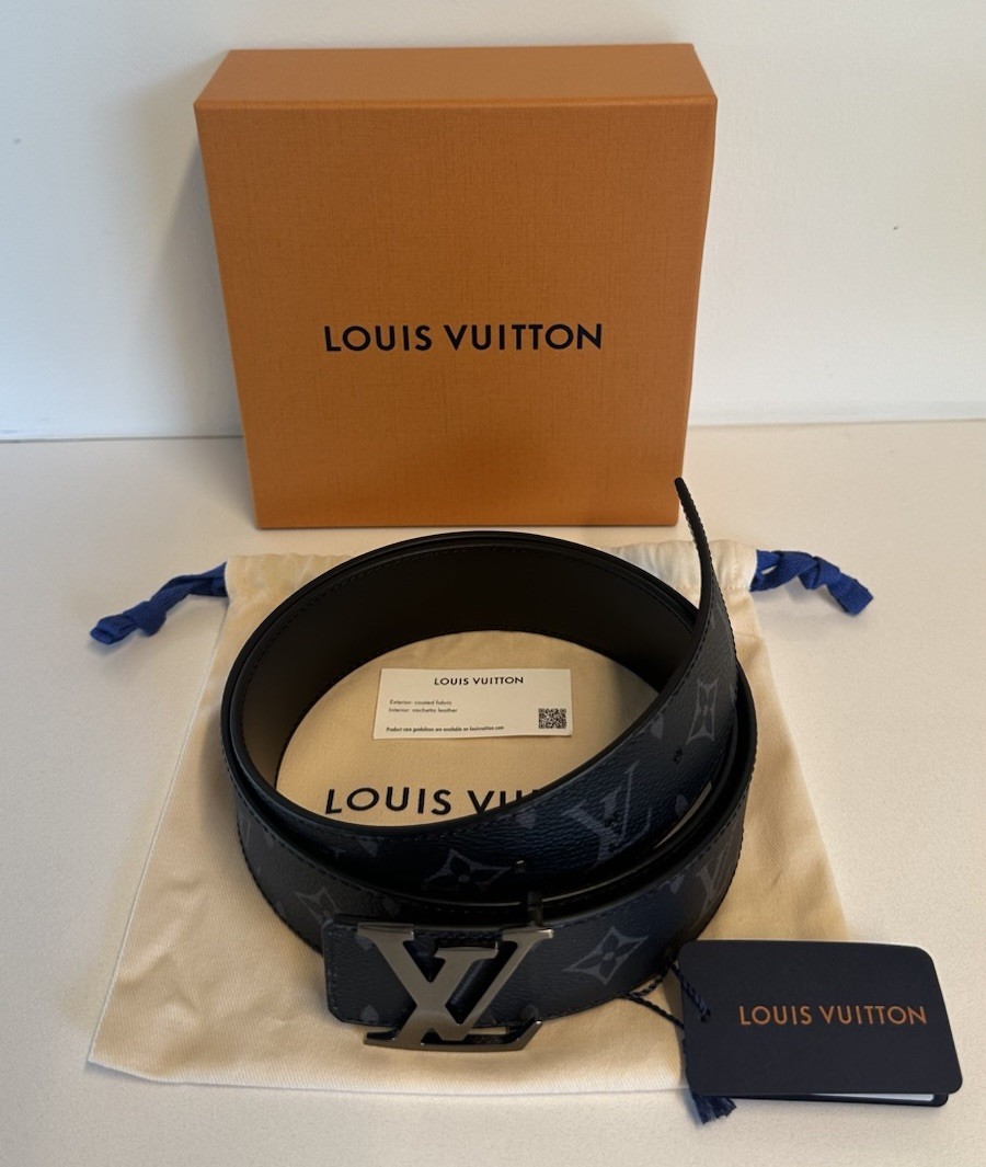‼️最終価格‼️Louis Vuitton ベルト M9043 85/34 ルイ ヴィトン モノグラム エクリプス LOUIS VUITTON モノグラム