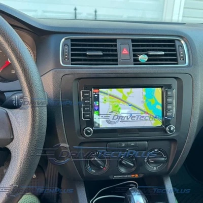 7" Car Stereo Radio GPS Carplay Android 13 For VW Volkswagen Jetta Passat Golf Foto 1 de 4