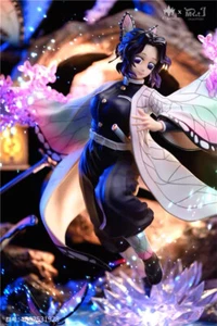 Statua LED giocattolo 1/6 Uking Studio Mr.J Demon Slayer Kochou Shinobu GK resina figura - Foto 1 di 14