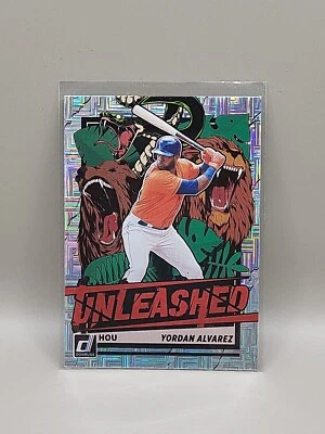 2021  Donruss Unleashed Vector #UNL1 Yordan Alvarez Astros Baseball Card - Image 1 of 2