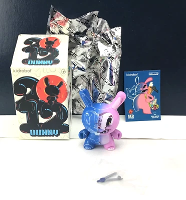 Kidrobot Dunny 2012 Series Blueprint with accessories - Image 1 of 3