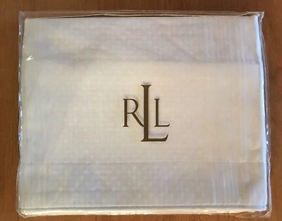Ralph Lauren Suite Stripe Matelasse White King Sham New - Image 1 of 4