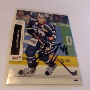 DEL Card EHC polar bears Berlin season 2012/13 signed Julian Talbot