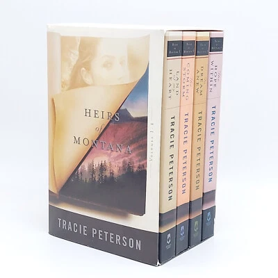 HEIRS of MONTANA 4 Books Boxed Set by Tracie Peterson PB Vol. 1-4 Christian Lot Foto 1 de 4