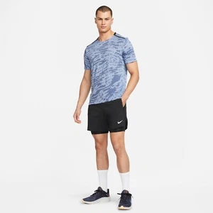 Nike Dri-Fit Run Division 365 Short Sleeve Top DM4636-548 Light Marine  Size S - Picture 1 of 6