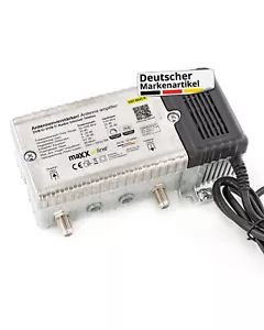 Amplificador Antena para Televisión por Cable 33 dB Amplificación 1 GHz DVB-T2, DVB-C - Imagen 1 de 8