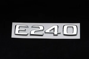 Trunk Rear Emblem Badge Chrome Letter E 240 fits Mercedes Benz W211 E-CLASS E240 - Bild 1 von 1