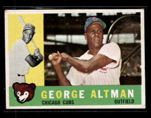 1960 Topps 259 George Altman Chicago Cubs Vintage Baseball Card