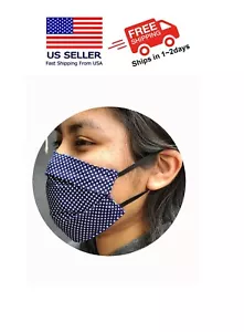 3 pcs Cotton Poly#3 Face Mask Washable US Seller - Picture 1 of 3
