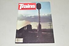 magazine railroad TRAINS April 1981 Steam in China Western Pacific Diesel Years
