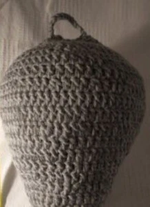 Crocheted Hornet Nest Decoy For Wasp and Flying Insect Deterrent - Picture 1 of 4