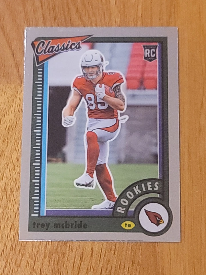 2022 Panini Classics Premium Base #183 Trey McBride Rookie RC Arizona Cardinals - Image 1 of 2