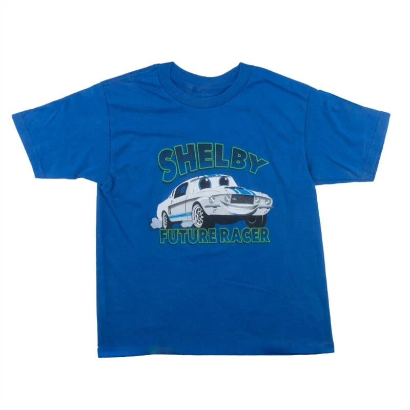 Camiseta Shelby Future Racer GT350 azul para niños pequeños - ¡Envío a todo el mundo y GRATIS a EE. UU.!! Foto 1 de 3