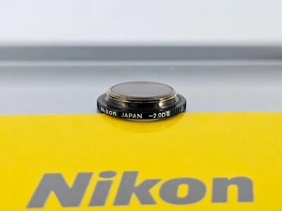 🌸[Exc+++] Lente de corrección de dioptrías Nikon -2.0 D para ocular FE2 FM2 FM3A Japón Foto 1 de 4