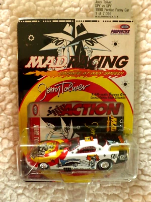 1/64 Action Jerry Toliver MAD Magazine Spy vs. Spy 1998 Funny Car NHRA 1/7056 - Image 1 of 4