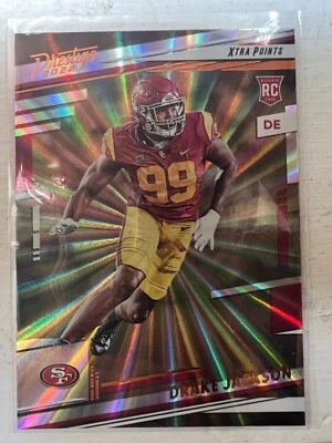 2022 Panini Prestige Drake Jackson Xtra Points Sunburst Rookie Card #359 49ers - Image 1 of 2