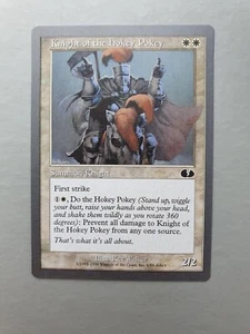 Knight of the Hokey Pokey , MTG Unglued (1998). Common White Creature - Picture 1 of 1