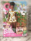 Barbie Puppe You can be anything Gartenarbeit kurvige Puppe mit Spielset Neu