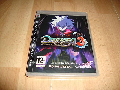 DISGAEA 3 ABSENCE OF JUSTICE RPG SQUARE ENIX PARA LA SONY PS3 NUEVO PRECINTADO - Imagen 1 de 2