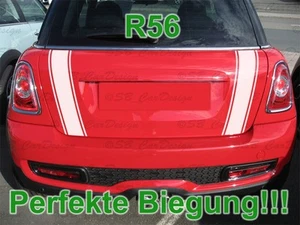 Streifen Boot Stripes Aufkleber Heckklappe für R56 MINI COOPER One Works Jack - Picture 1 of 2