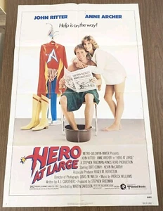 Original 1980 Hero At Large Movie Theater Poster One Sheet 27x41 - Picture 1 of 6