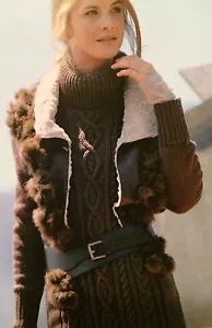 Cable Sweater Dress ( size S,M,L,XL,XXL)Knitting Pattern - Picture 1 of 1