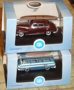 1946 DESOTO SUBURBAN CAR & 1961 CHEVROLET CORVAIR WAGON - 1:87 scale - OXFORD - Picture 1 of 5