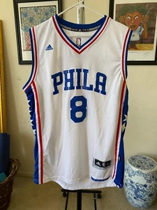 NBA Men's Philadelphia 76ers Okafor adidas Swingman Jersey XL +2 length - Picture 1 of 7