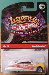 Hot Wheels Larry's Garage 1951 Mercury Purple Passion With Real Riders 1:64 New - Picture 1 of 12