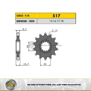 PER YAMAHA FZ1 1000 DA 2006 A 2013 PIGNONE ACCIAIO SUNSTAR PASSO 530 - 18 DENTI - Foto 1 di 1