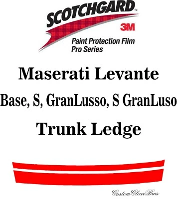 3M Scotchgard Paint Protection Pro Series 2019 2020 2021 2022 Maserati Levante Foto 1 de 3