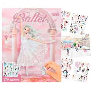 Top Model Malbuch Ballet Stickerbuch + 114 Sticker NEUHEIT 2022