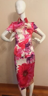 Dolce Gabbana Vestido Floral Seda Mujer Talla 4 Foto 1 de 4