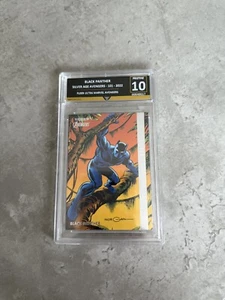 2022 Fleer Ultra Marvel Avengers 101 Black Panther Silver Age Graded Pristine 10 - Picture 1 of 2