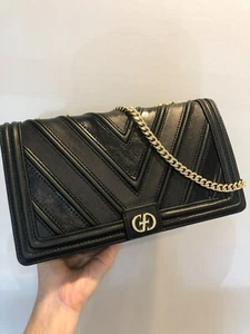 Clearance Sale womens Chain Crossbody Bag Mixed Leather Flap Bag New Great Gift - Picture 1 of 12