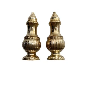 Vintage Luraline 650 Salz und Pfefferstreuer silberfarben Höhe 4 1/2 Zoll - Bild 1 von 3