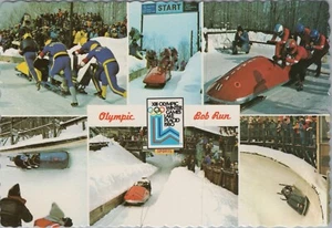 Postal Bob Run 1980 Olympic XIII Lake Placid Nueva York 4x6 12135,5 - Imagen 1 de 7