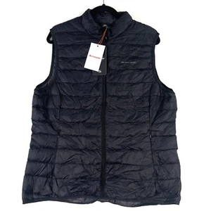 Macpac Womens Uber Puffer Stash Vest 650 Down Fill Black Size 6 New $179 - Picture 1 of 6