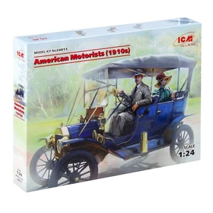 Kit modelo figuras plástico ICM 24013 escala 1:24 American Motorists (s1910) - Imagen 1 de 8