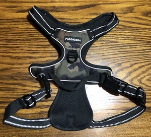 Rabbitgoo Dog Harness Black Sz L No-Pull Adjustable Easy Control Camouflage - Picture 1 of 5