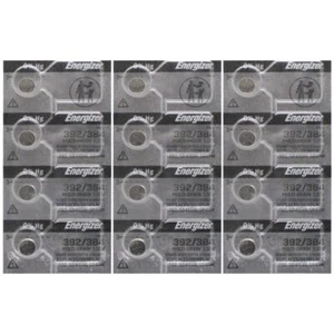 12 Energizer 392 384 SR41W SR41SW Silver Oxide 0% MERCURY Batteries - Picture 1 of 3