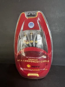 Premium RCA Component Cable 6 Ft - Picture 1 of 7