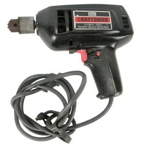 Sears Craftsman Variable Speed Reversible 3/8" Drill 315.10042 w/Key Vintage GC - Picture 1 of 11