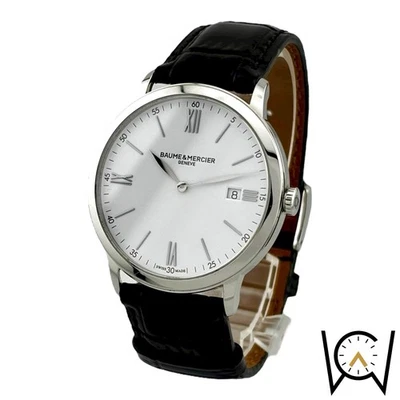 Reloj de cuarzo Baume & Mercier Classima M0A10323 40 mm blanco para hombre - Caja y papeles Foto 1 de 4