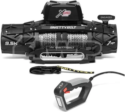 Smittybilt 9,500 LBS 7HP XRC Gen 3 Waterproof Synthetic Rope Winch 98695 - Imagen 1 de 4