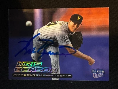 2000 Fleer Ultra Kris Benson Signed Card 151 Pirates Autograph Auto - Image 1 of 2
