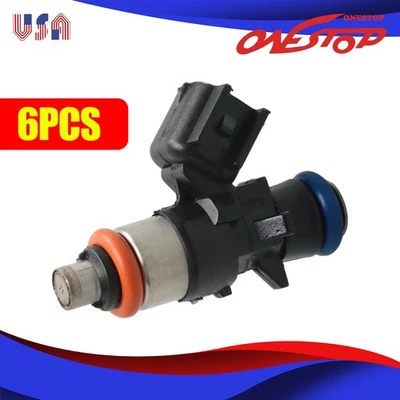 Paquete de 6 inyectores de combustible aptos para Dodge Avenger Journey 2011 2012 2013 2014 Foto 1 de 4